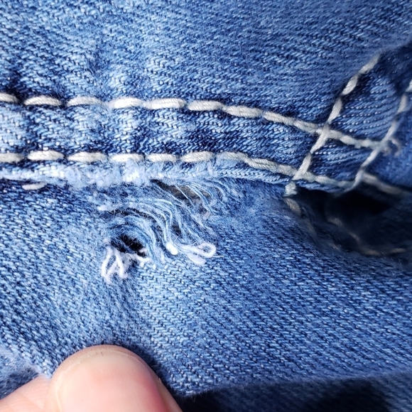 Buckle BKE/Stella Jean 29R Cotton Bl-Blue-L Rise-Bootcut - Picture 10 of 10